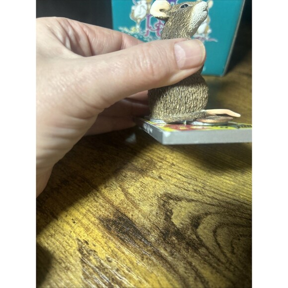 Mouse Decor After The Party Scratch Win Lottery Ticket Vtg Limited Edition Mice - Picture 8 of 11